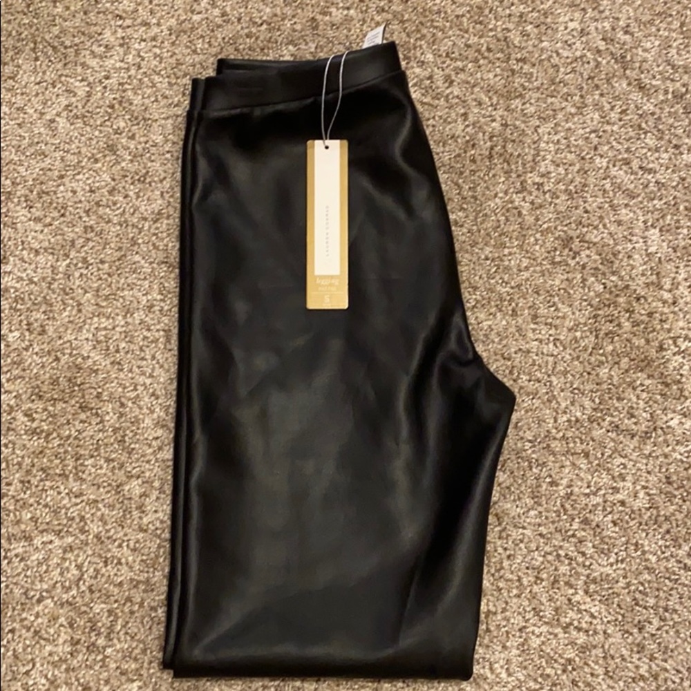 Lauren Conrad faux leather pants.
